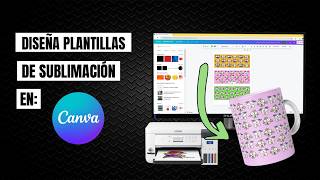 Cómo Hacer Plantillas de Sublimación en Canva Fácil y Rápido [upl. by Magill]