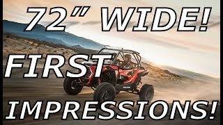 2018 Polaris RZR XP Turbo S 72quot WIDE FIRST IMPRESSIONS [upl. by Yorgerg]