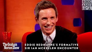 Eddie Redmayne’s Formative Sir Ian McKellen Encounter 🤓 Graham Norton Show  Fri 11p  BBC America [upl. by Stearne]