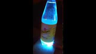 Schweppes glows blue under UV light [upl. by Purdy509]