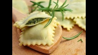 Homemade ravioli with spinach and ricotta  italian style HD [upl. by Redman]