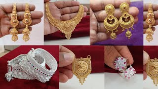 latest gold bridal jewellery designs 2024 with weight amp price  new gold wedding jewellery designs [upl. by Volnay]