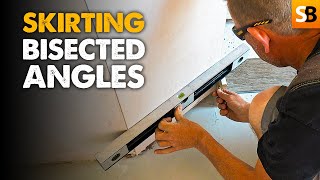 How To Cut Skirting Board With A Splayed Angle [upl. by Trudey858]