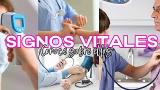 🩺SIGNOS VITALES en ENFERMERÍA Guía teórica alteraciones valores normales Cofia Educativa [upl. by Ybor]