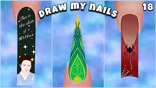 Subscribers Draw My Nails Episode 18 [upl. by Rombert397]