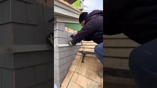 Cómo instalar wood shingle siding [upl. by Koetke]