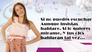 Violetta Habla si puedes Letra Completa [upl. by Aluap]