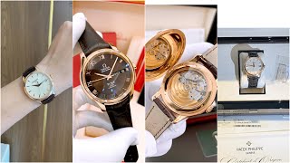 Phong Cách Lịch Lãm  Đồng hồ Patek Philippe Calatrava  Đồng hồ Omega Deville [upl. by Jobey993]