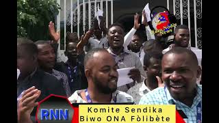 Sendika anplwaye biro ONA nan komin Fòlibète anonse yo kanpe travay pou fè pase revandikasyon yo [upl. by Ayeka]