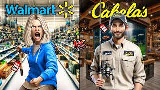 Walmart vs Cabela’s Budget Fishing Challenge [upl. by Ahsiek]