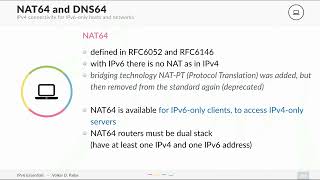 Running IPv6 only  NAT64 and DNS64 [upl. by Eirrotal162]