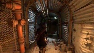 Rise of Tomb Raider Get Past the Water Barrier with Fire Bottles to the Red Mine [upl. by Essej]