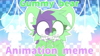 Gummy bear  Animation meme oc [upl. by Brnaba]