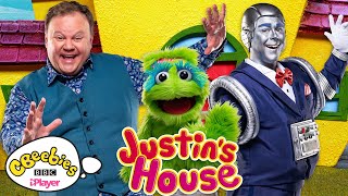 Justins House Theme Song Karaoke  CBeebies [upl. by Coppock]