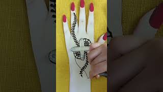 Easy Beautiful Mehndi Design Using Safety Pin 📍 mehndidesigns youtubeshorts easymehndi mehndi [upl. by Ahsayn811]