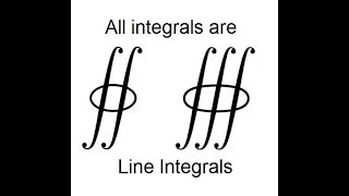 All integrals are line integrals [upl. by Einahpet924]