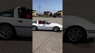 Chevrolet Corvette C4 TPI L98 1990r burnout donuts Magnaflow exhaust [upl. by Akapol]