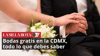 Bodas colectivas en la CDMX fechas lugares y requisitos [upl. by Vina41]