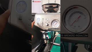 BARISTA EXPRESS IMPRESS  HOW TO GRIND COFFEE BEANS IN BREVILLE  SAGE APPLIANCES COFFEE MACHINE [upl. by Nimajnab]