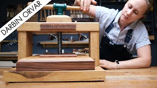 Awesome Book Press for bookbinding  Building Plan [upl. by Shimberg246]