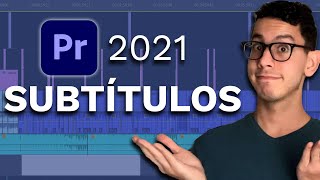 Cómo Poner SUBTÍTULOS en Premiere Pro Tutorial [upl. by Adin]