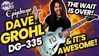 Unboxing amp Rocking Out On The NEW Epiphone Dave Grohl Signature DG335 [upl. by Valente377]