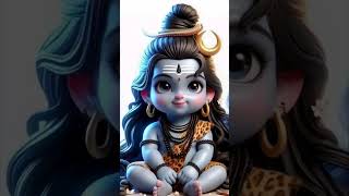 Cute Shiv ji ❣️ cuteshivjistatus cuteshiv youtubeshorts viralshorts shorts [upl. by Ynamreg490]