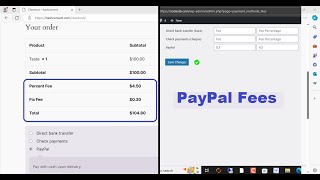 How to charge customers PayPal fees Fees per Payment methodPayment gateway [upl. by Desai]