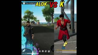 Dj Alok vs K Character Ability Test ❌✅shorts ytshorts freefire [upl. by Ahcatan]