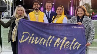 Our First Diwali mela in UK Wolverhampton [upl. by Ck605]