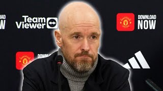 Its not a secret I WANTED A STRIKER We have to match FFP  Erik ten Hag  Man Utd v West Ham [upl. by Salaidh]