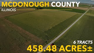 Eckert Aerial Tour  McDonough County Illinois [upl. by Anitahs]