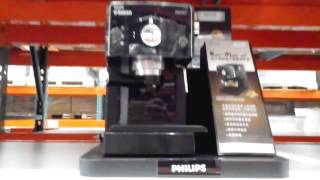 好市多 SAECO 半自動咖啡機ESPRESSO MACHINE HD8323 20141017 宅爸詹姆士 [upl. by Notsnarc493]