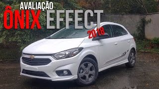 Avaliação  Novo Chevrolet Onix Effect 14 2018  Curiosidade Automotiva® [upl. by Trinl245]