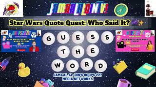 Word Game🧩 Star Wars Quote Quest Who Said It 🌌✨ quotI knowquot 💔 fyp viral starwars movie [upl. by Berkin]