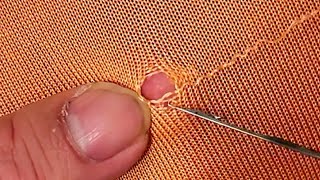 How to Perfectly Repair MothEaten Holes in Knitted Sweaters at Home [upl. by Edaj]