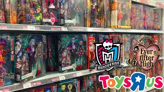 Monster and Ever After High Toys R Us Toy Hunting [upl. by Otrevlig]