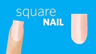 How to File Square Nails [upl. by Pampuch]