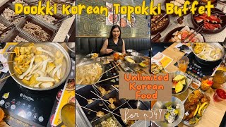 Unlimited Korean Food at Dookki for P549 only Worth to try [upl. by Akihdar]