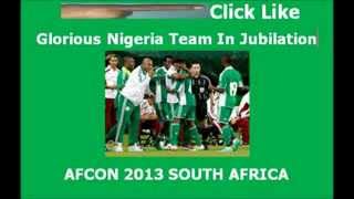 AFCON 2013 Final Nigeria Super Eagles Team Battles Burkina Faso [upl. by Wernsman]