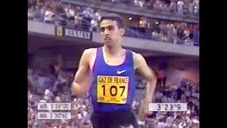 Hicham El Guerrouj vs Bernie Lagat  Mens 1500m  Paris Golden League 2001 [upl. by Nisaj]