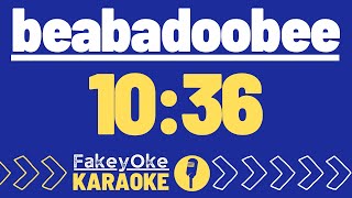 beabadoobee  1036 Karaoke [upl. by Lobel]