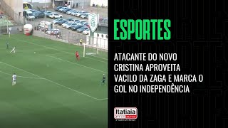 ATACANTE DO NOVO CRISTINA APROVEITA BOBEADA DA DEFESA E MARCA GOL NA FINAL DA COPA ITATIAIA KAISER [upl. by Akimat]