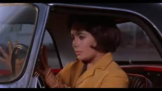 Elizabeth Taylor driving a Sunbeam Alpine 👠🚘 [upl. by Kcirde851]