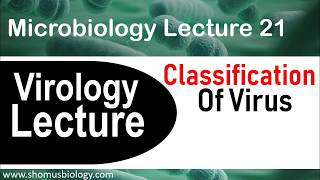 Virology lecture 2  Virus classification [upl. by Aroled]