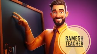 Village teacher RAMESH hindi story cartoon video [upl. by Jared]