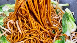 Grandmas old school stir fry economy noodles  Simple yet delicious chow mein [upl. by Susejedairam]