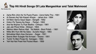 Duets Of Lata Mangeshkar and Talat Mahmood  Superhit Songs Of Lata Mangeshkar and Talat Mahmood [upl. by Krista]