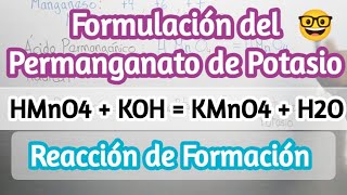 Permanganato de PotasioReacción de FormaciónSales Oxisalesquímica salesoxisales [upl. by Dehlia547]