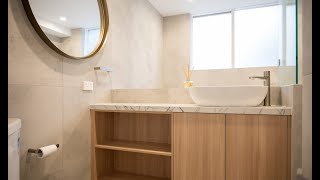 Apartment bathroom renovation in Woolloomooloo [upl. by Crowns]